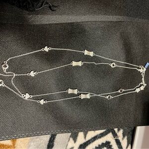 Kate Spade NWOT Bows & Spades X-Long  necklace